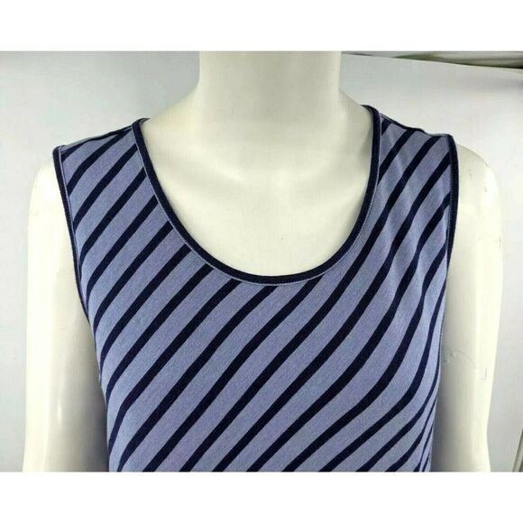 Soft Surroundings Striped Maxi Dress Pima Blend - Picture 7 of 11